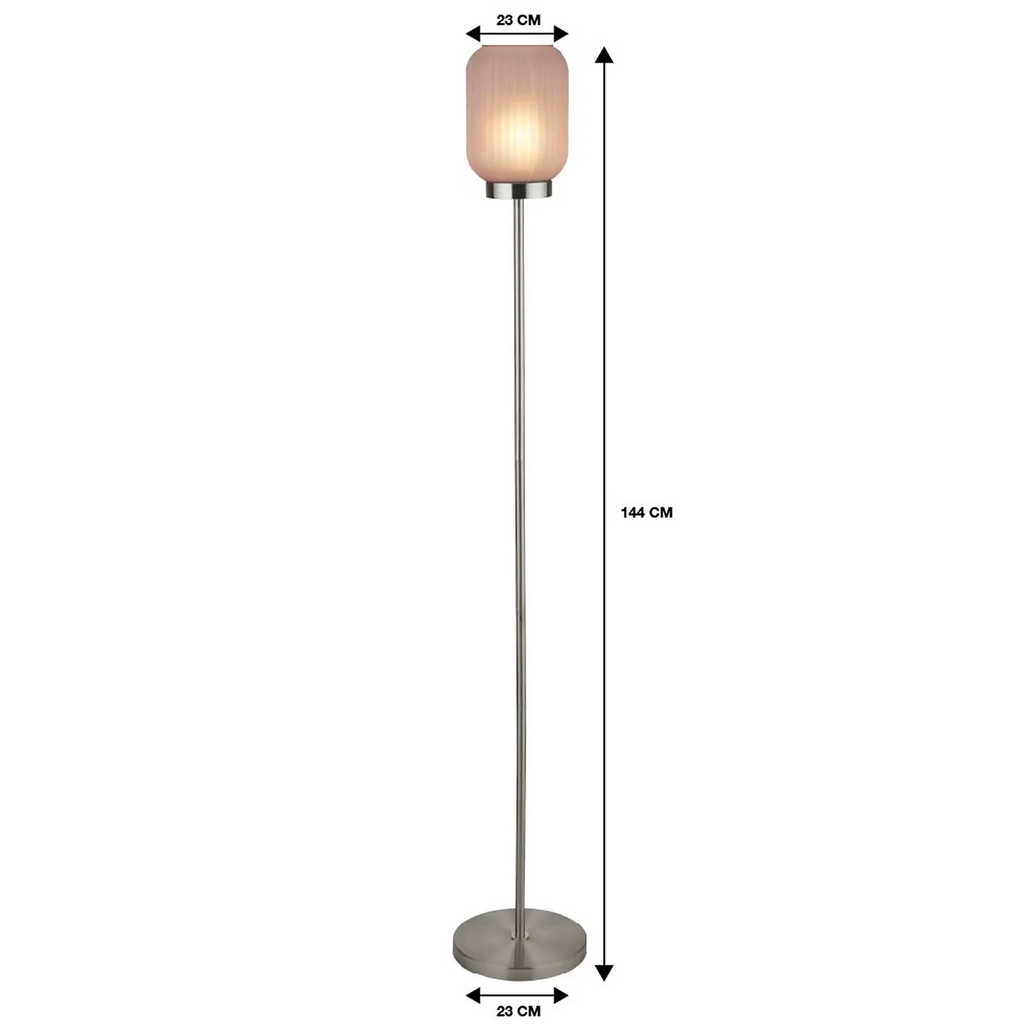 Pearl Frosted Floor Lamp - Rose Pearl Frosted Floor Lamp - Rose -Home Lighting Store 13445400 5435042045848491