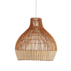 House Beautiful Woven Rattan Shade - Natural -Home Lighting Store 13445402 2554971630249576