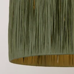 Raffia Easy Fit 35cm Shade - Sage -Home Lighting Store 13445404 5854956834955926