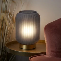 Pearl Frosted Table Lamp - Navy -Home Lighting Store 13445407 4585042048254716