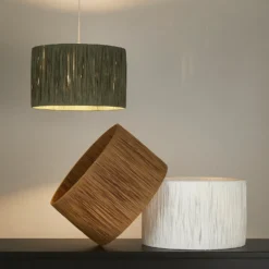 Raffia Easy Fit 35cm Shade - White -Home Lighting Store 13445409 7914956834826386