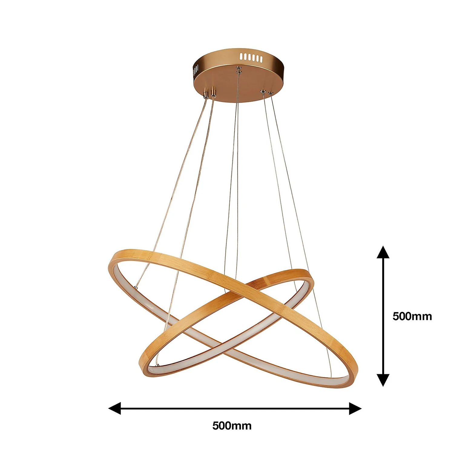 Malibu LED Double Ring Ceiling Pendant Light - Bamboo Malibu LED Double Ring Ceiling Pendant Light - Bamboo -Home Lighting Store 13445411 1785042050608723
