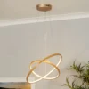 Malibu LED Double Ring Ceiling Pendant Light - Bamboo -Home Lighting Store 13445411 6255042050381215
