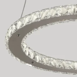 Atlanta LED Single Tier Ceiling Pendant Light - Chrome -Home Lighting Store 13445413 1524976242138098