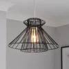 Dalston Wire Easy Fit Light Shade - Black -Home Lighting Store 13453792 1334915323256188