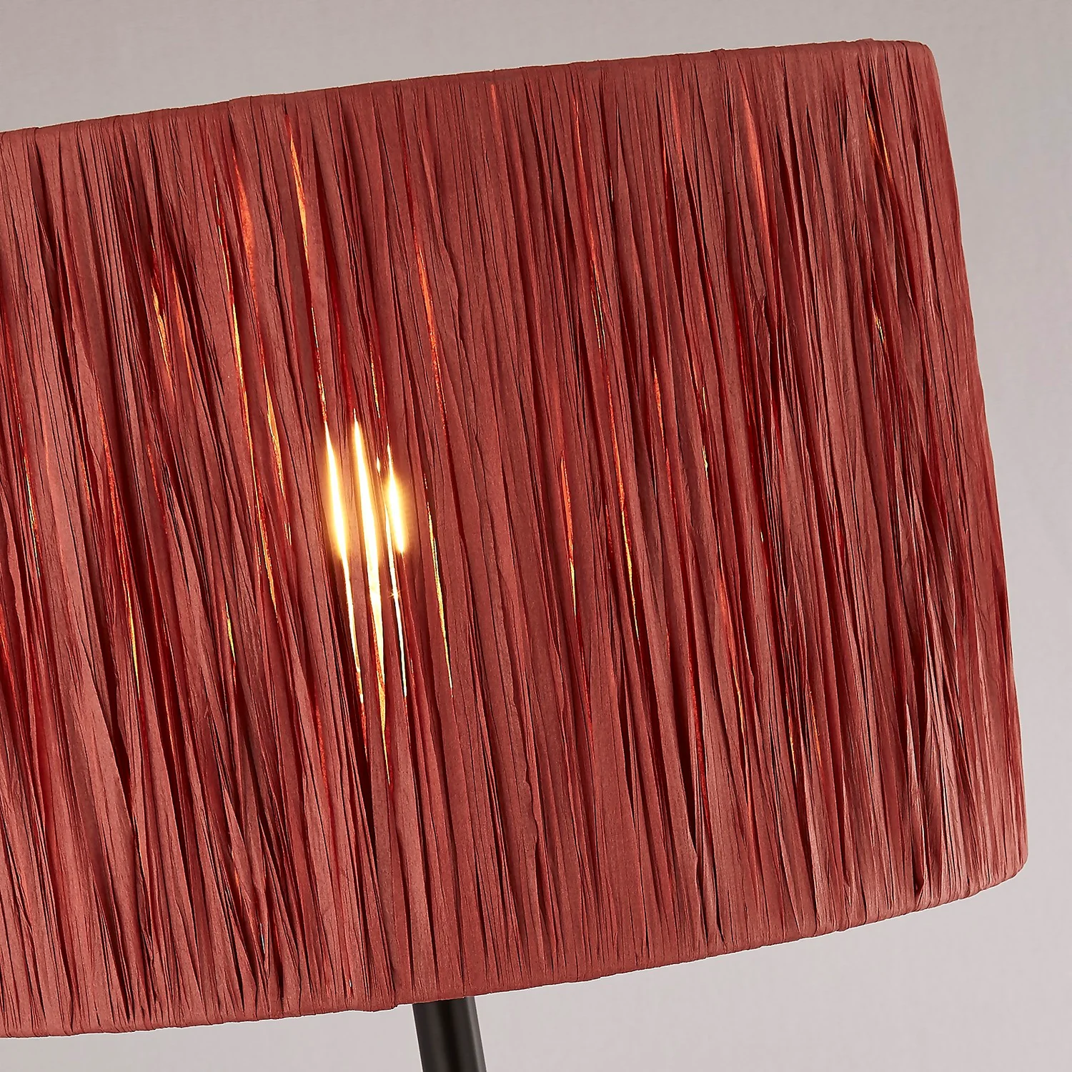 Raffia Floor Lamp - Pink & Black Raffia Floor Lamp - Pink & Black -Home Lighting Store 13525817 1584956834985629