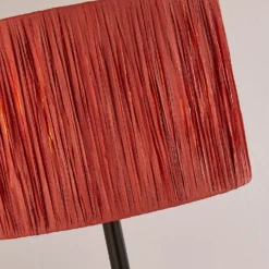 Raffia Table Lamp - Pink & Black 5 Raffia Table Lamp - Pink & Black -Home Lighting Store 13525822 1364956834971019