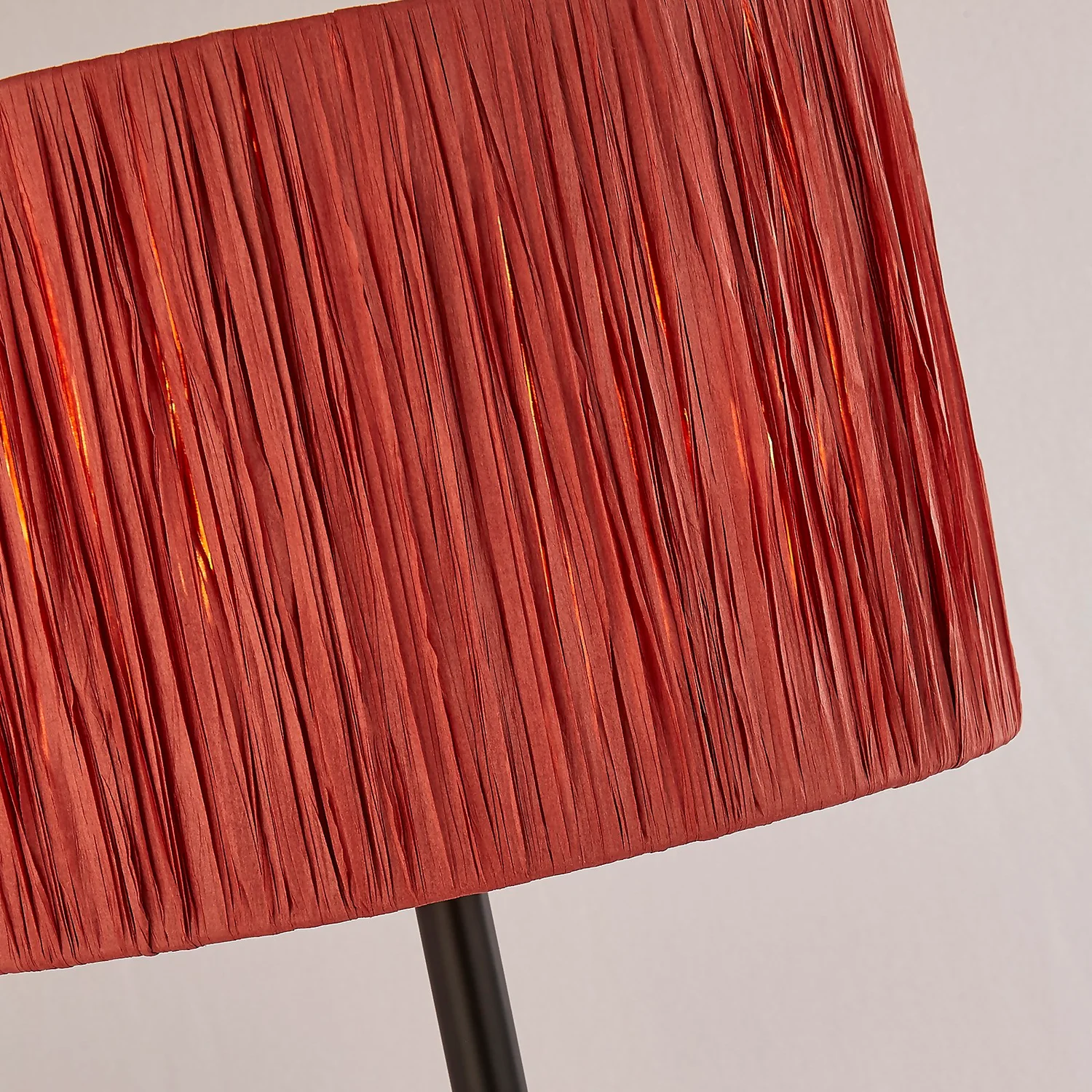 Raffia Table Lamp - Pink & Black Raffia Table Lamp - Pink & Black -Home Lighting Store 13525822 1364956834971019