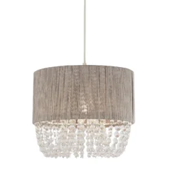 Bellano Easy Fit Lamp Shade - Grey 3 Bellano Easy Fit Lamp Shade - Grey -Home Lighting Store 13525825 1474976242064751