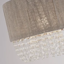 Bellano Easy Fit Lamp Shade - Grey 5 Bellano Easy Fit Lamp Shade - Grey -Home Lighting Store 13525825 4884976242179417