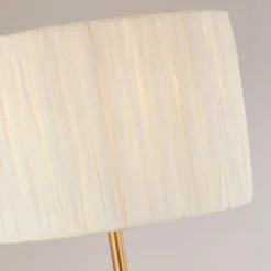 Raffia Floor Lamp - White & Gold 5 Raffia Floor Lamp - White & Gold -Home Lighting Store 13525826 1034956834965859