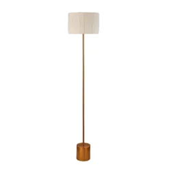 Raffia Floor Lamp - White & Gold 4 Raffia Floor Lamp - White & Gold -Home Lighting Store 13525826 1494956834911697