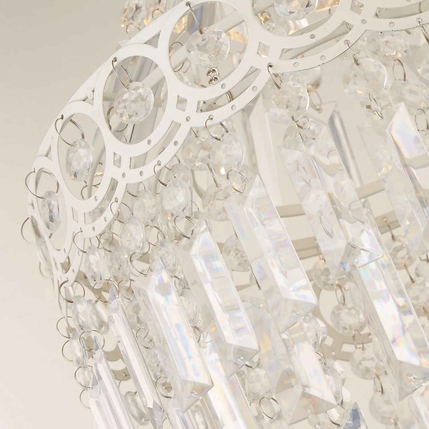 Vivienne Easy Fit Lamp Shade - White Vivienne Easy Fit Lamp Shade - White -Home Lighting Store 13525835 5094972641071205