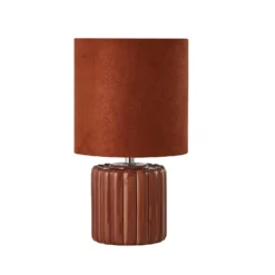Phoebe Ceramic Table Lamp - Rust 4 Phoebe Ceramic Table Lamp - Rust -Home Lighting Store 13525839 8464962282341481
