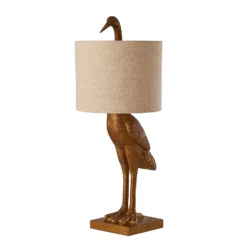 Crane Table Lamp - Gold & Oatmeal 4 Crane Table Lamp - Gold & Oatmeal -Home Lighting Store 13528282 1614956834475056