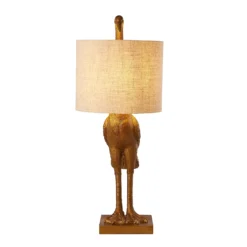 Crane Table Lamp - Gold & Oatmeal 5 Crane Table Lamp - Gold & Oatmeal -Home Lighting Store 13528282 7294956834523515