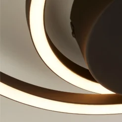 Sasha LED Flush Ceiling Light - Black -Home Lighting Store 13528468 1134976242696542