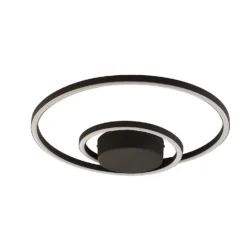 Sasha LED Flush Ceiling Light - Black -Home Lighting Store 13528468 4684976242623990