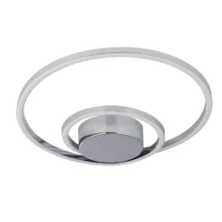 Sasha LED Flush Ceiling Light - Light Chrome -Home Lighting Store 13528469 2154976242570872