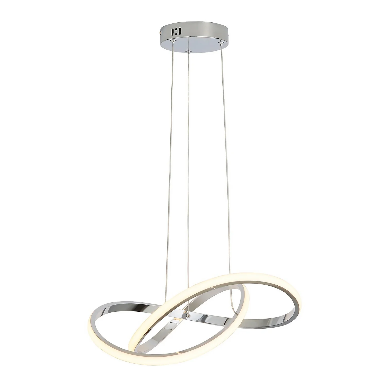 Boston LED Infinity Ceiling Pendant Light - Chrome Boston LED Infinity Ceiling Pendant Light - Chrome -Home Lighting Store 13529582 1514945395553653
