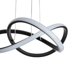 Boston LED Infinity Ceiling Pendant Light - Black -Home Lighting Store 13529584 1314945395872679