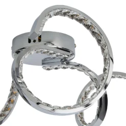 Napier LED 3 Arm Flush Ceiling Light - Chrome 5 Napier LED 3 Arm Flush Ceiling Light - Chrome -Home Lighting Store 13529587 1734945396409292