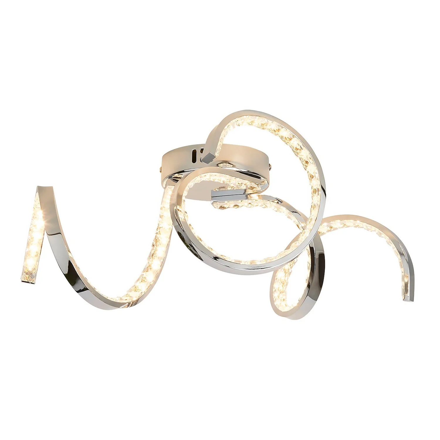 Napier LED 3 Arm Flush Ceiling Light - Chrome Napier LED 3 Arm Flush Ceiling Light - Chrome -Home Lighting Store 13529587 2124945396288875