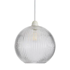 Hannah Ribbed Glass Easy Fit Shade -Home Lighting Store 13529607 2024945397032728