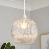 Hannah Ribbed Glass Easy Fit Shade -Home Lighting Store 13529607 6904945396928715