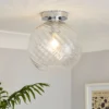 Amy Glass Flush Ceiling Light -Home Lighting Store 13529618 1184945395733251