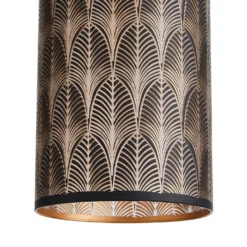 Shea Glass Easy Fit Shade - Black -Home Lighting Store 13529621 1274945395691677