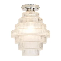 Monet Tiered Glass Flush Ceiling Light -Home Lighting Store 13529628 1184945395786843