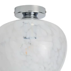 Fletcher Glass Flush Ceiling Light 5 Fletcher Glass Flush Ceiling Light -Home Lighting Store 13529630 1434945396620855