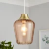 Adore Glass Easy Fit Shade - Amber -Home Lighting Store 13529636 3834945396212822