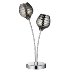 Marple Table Lamp - Chrome & Smoke -Home Lighting Store 13645373 7704956789274884