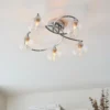 Tatton 5 Light Semi Flush Ceiling Light - Chrome 1 Tatton 5 Light Semi Flush Ceiling Light - Chrome -Home Lighting Store 13645374 1674942855211607