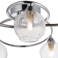 Tatton 5 Light Semi Flush Ceiling Light - Chrome -Home Lighting Store 13645374 1684942855410888