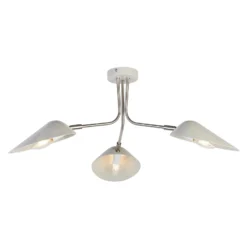 Laila 3 Light Semi-Flush Ceiling Light - Stone 3 Laila 3 Light Semi-Flush Ceiling Light - Stone -Home Lighting Store 13661907 3694976242654767