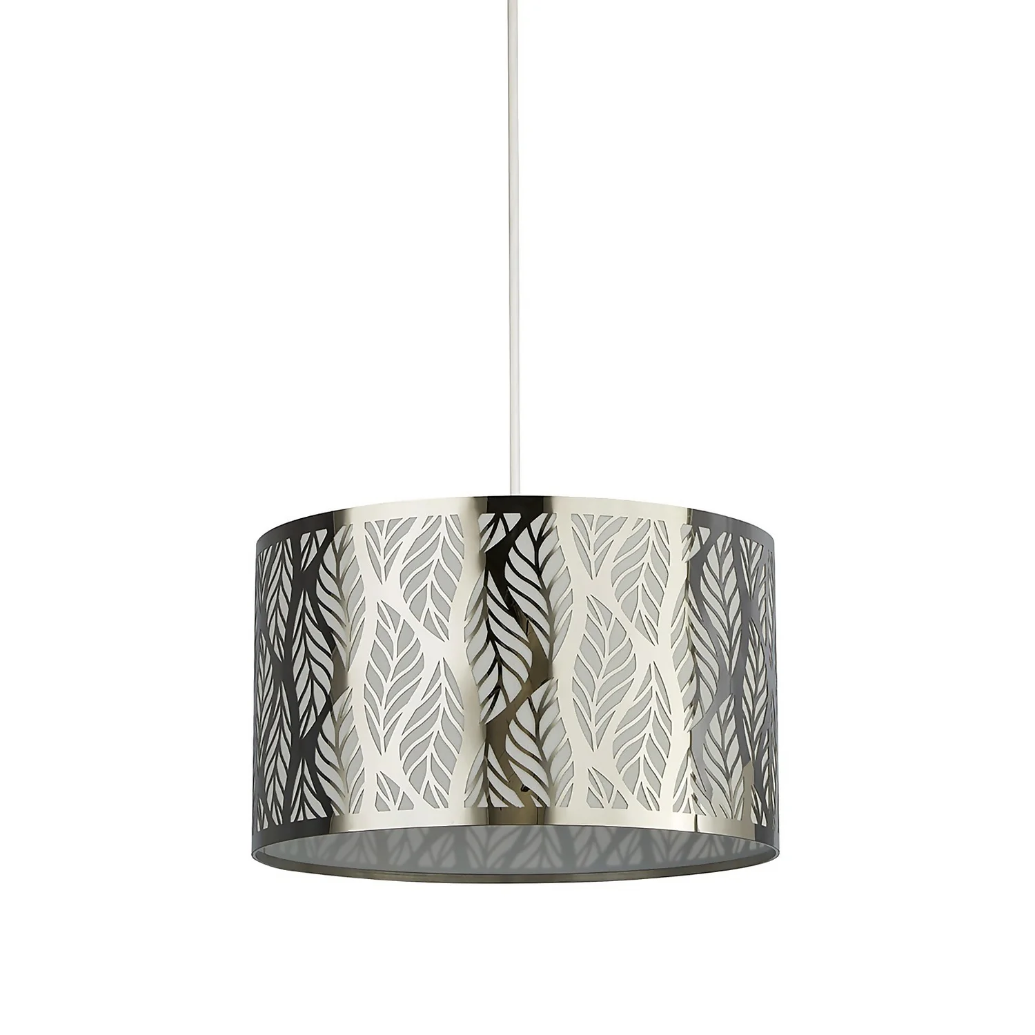 Serena Easy Fit Lamp Shade - Chrome Serena Easy Fit Lamp Shade - Chrome -Home Lighting Store 13661908 1264962282658704
