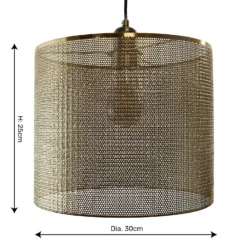 Amina Easy Fit Shade - Brass -Home Lighting Store 13695774 2144959109373373