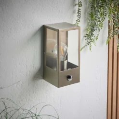 Oxford PIR Outdoor Wall Light - Stainless Steel -Home Lighting Store 13794245 1294957105559928