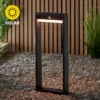 Dannah 50cm Photocell & PIR Solar Outdoor Floor Light - Black -Home Lighting Store 13794248 4854957105368759