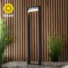 Dannah 80cm Photocell & PIR Solar Outdoor Floor Light - Black 2 Dannah 80cm Photocell & PIR Solar Outdoor Floor Light - Black -Home Lighting Store 13794250 1264957104539292