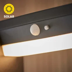 Dannah 80cm Photocell & PIR Solar Outdoor Floor Light - Black -Home Lighting Store 13794250 3864957104825315