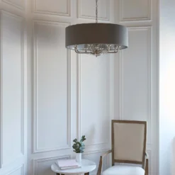 Highclere Pendant Light - 6lt Nickel -Home Lighting Store 13794254 6564957104095391