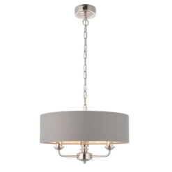 Highclere Pendant Light - 3lt Nickel -Home Lighting Store 13794255 1854957104561387