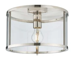 Hopton Flush Light - Nickel -Home Lighting Store 13794256 1594957105513383