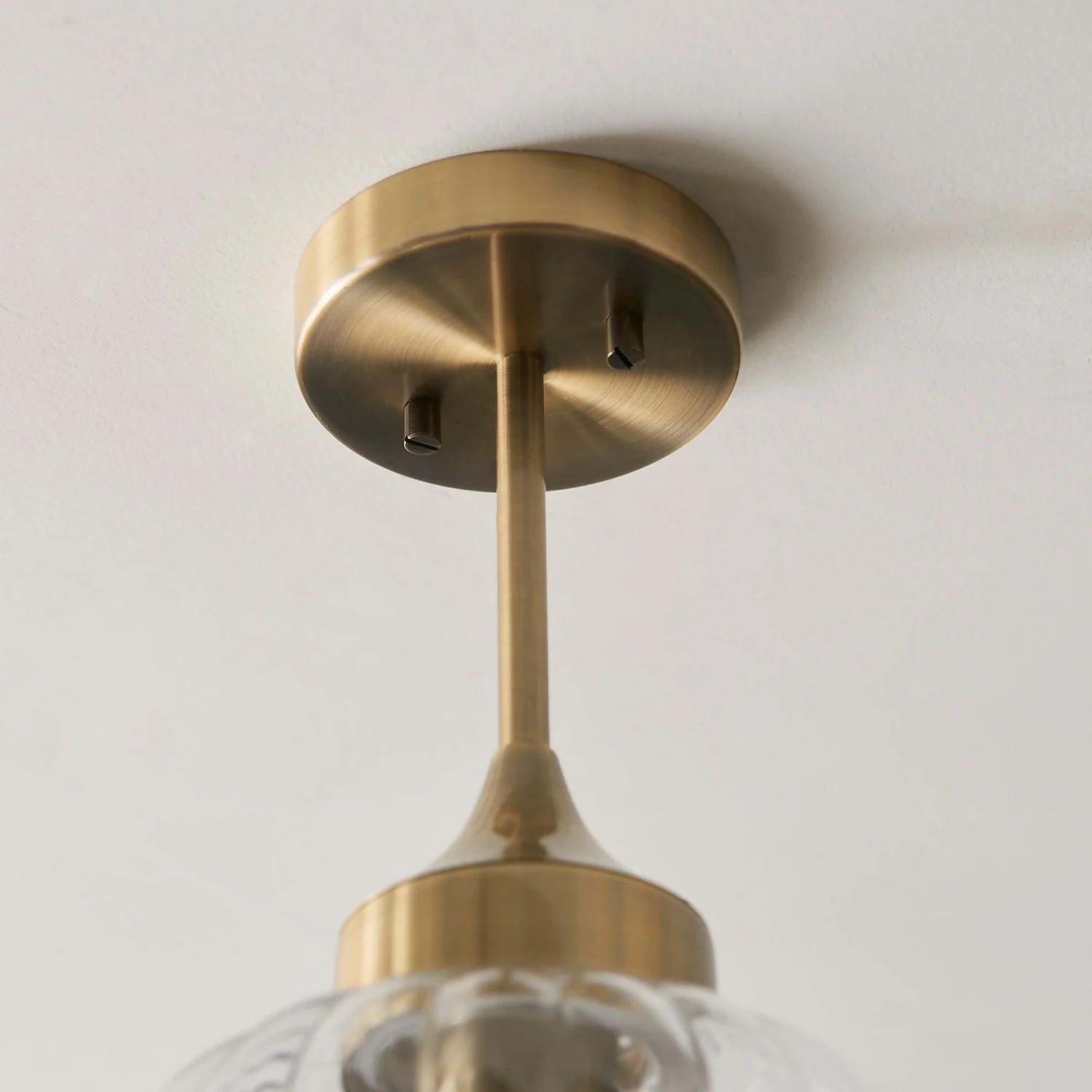Addington Semi Flush Light - Brass Addington Semi Flush Light - Brass -Home Lighting Store 13794259 1204957104426396
