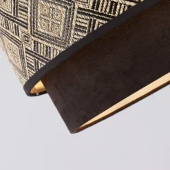 Harper Two Tier Easy-Fit Light Shade - Black -Home Lighting Store 13884616 1584984012576413