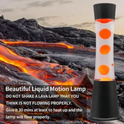 Black & Orange Tower Lava Lamp -Home Lighting Store 13892605 1164998572791032